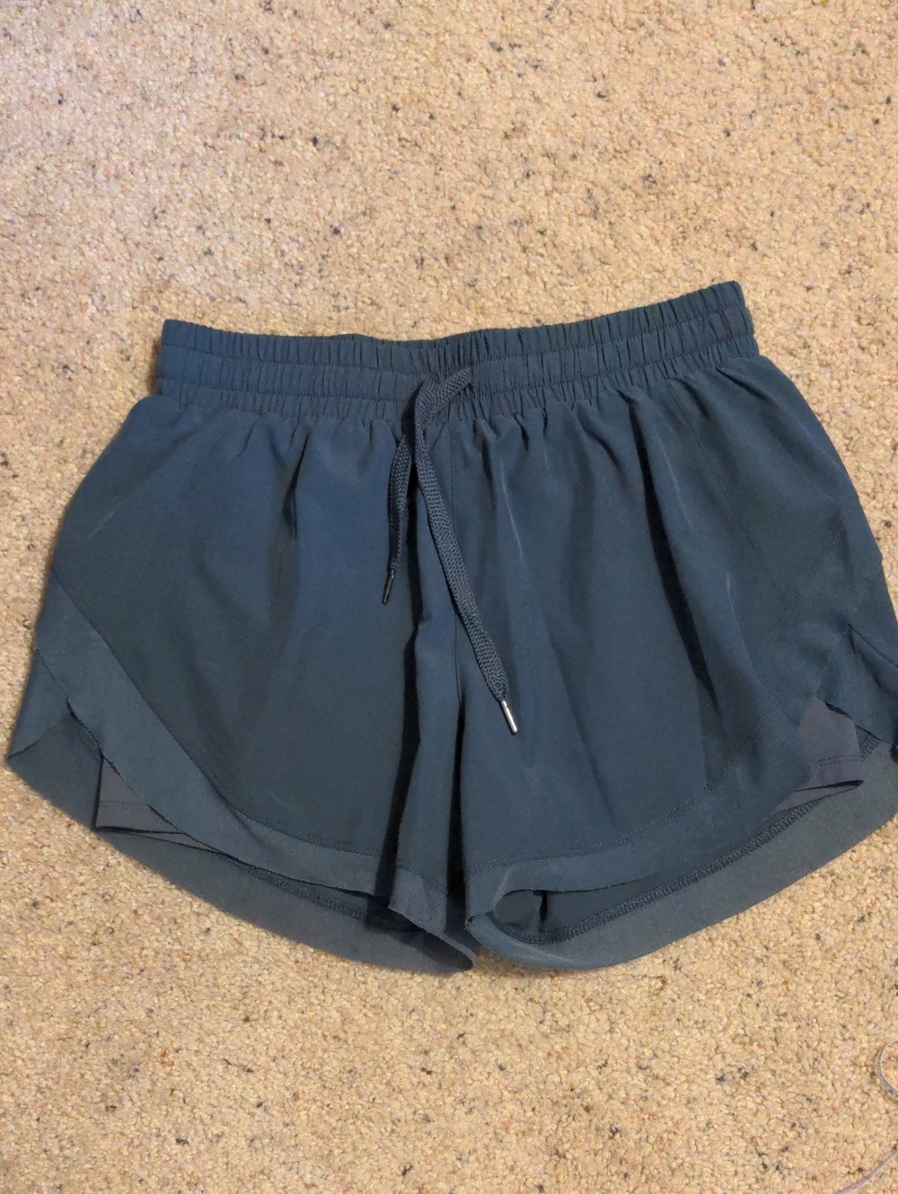 Mesh Detail Athletic Shorts